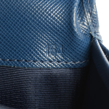 Prada Saffiano Bi-Color Trend Continental Wallet Bleuette Turchese 9 of 9