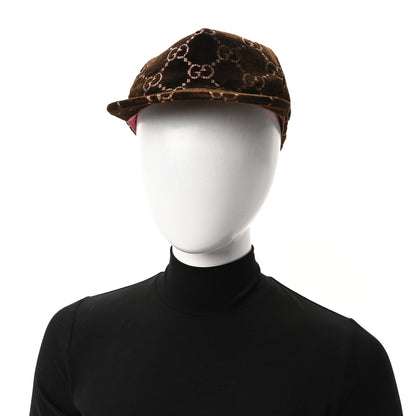 Gucci Velvet GG Monogram Baseball Cap M Brown 2 of 10