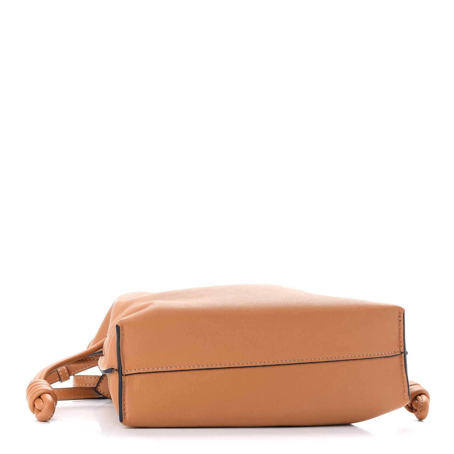 Calfskin Mini Flamenco Knot Clutch Warm Desert