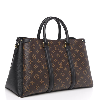 Louis Vuitton Monogram Soufflot MM Black 3 of 9