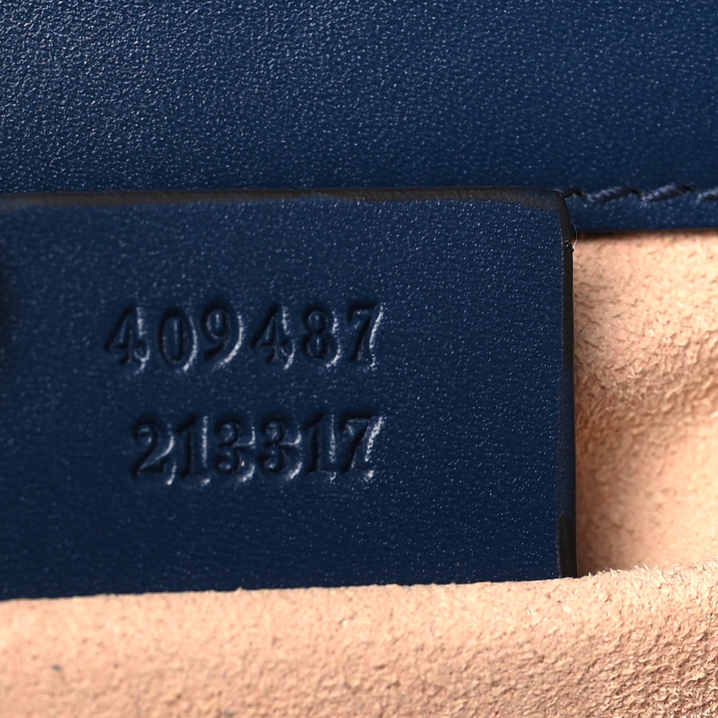 Guccissima Small Padlock Shoulder Bag Blue Agata