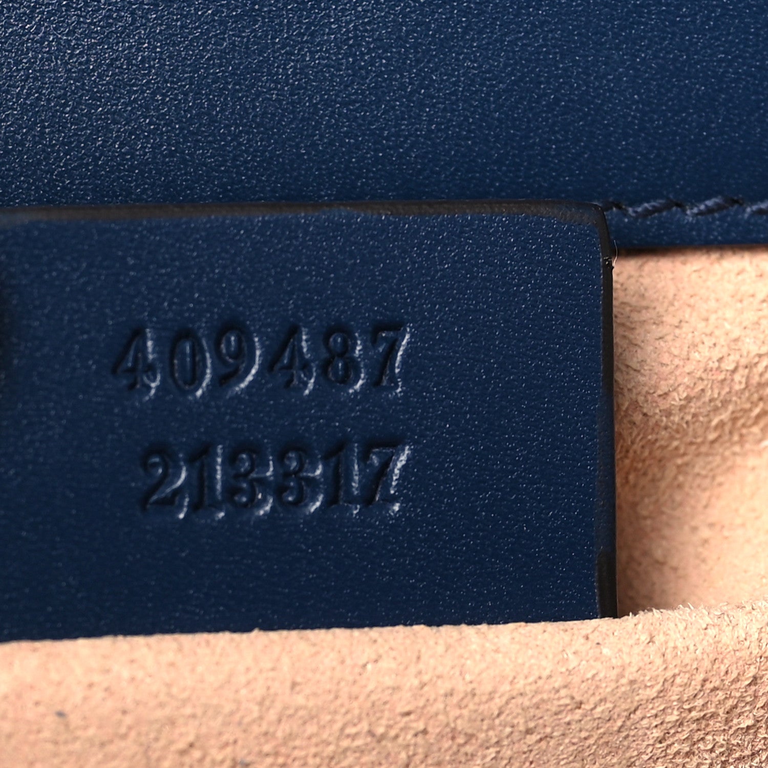 Gucci Guccissima Small Padlock Shoulder Bag Blue Agata 7 of 9