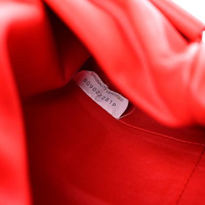 Bottega Veneta Smooth Butter Calf The Pouch Oversized Clutch Bright Red 7 of 15