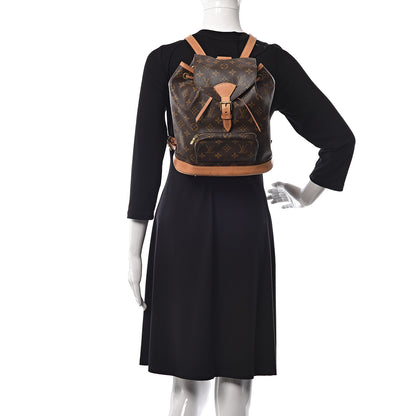 Louis Vuitton Monogram Montsouris MM Backpack 2 of 15