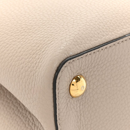 Louis Vuitton Taurillon Capucines PM Galet 11 of 17