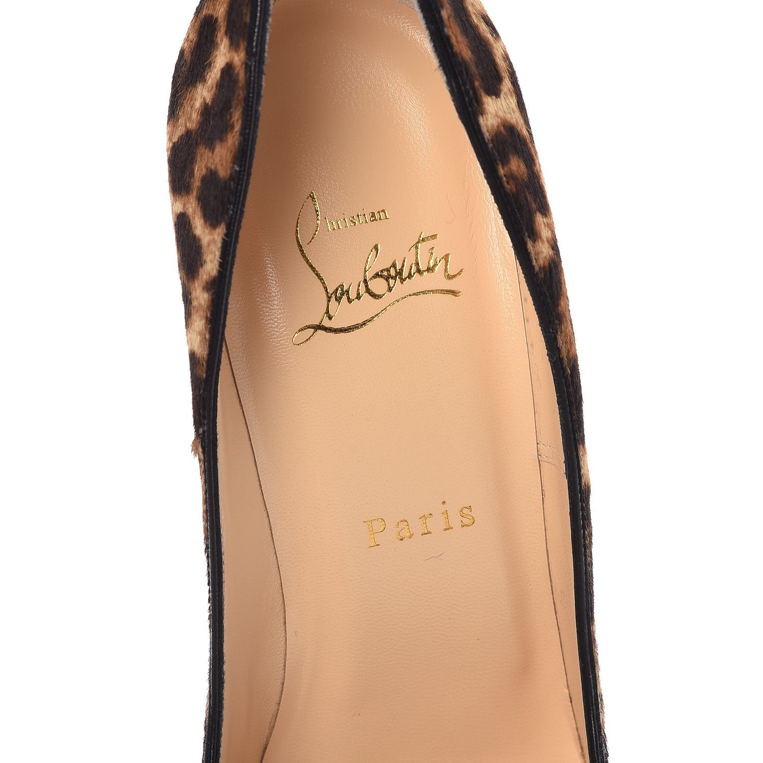 Christian Louboutin Pony Hair So Kate 120 Pumps 38.5 Leopard Black 7 of 9