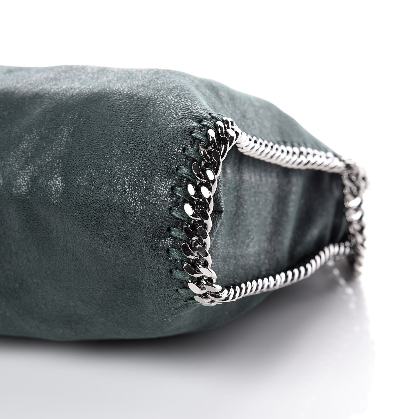 Shaggy Deer Falabella Fold Over Tote Petroleum