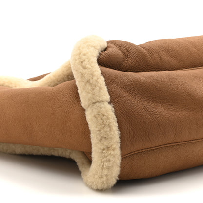 Chanel Lambskin Shearling Medium Deauville Tote Brown 12 of 12