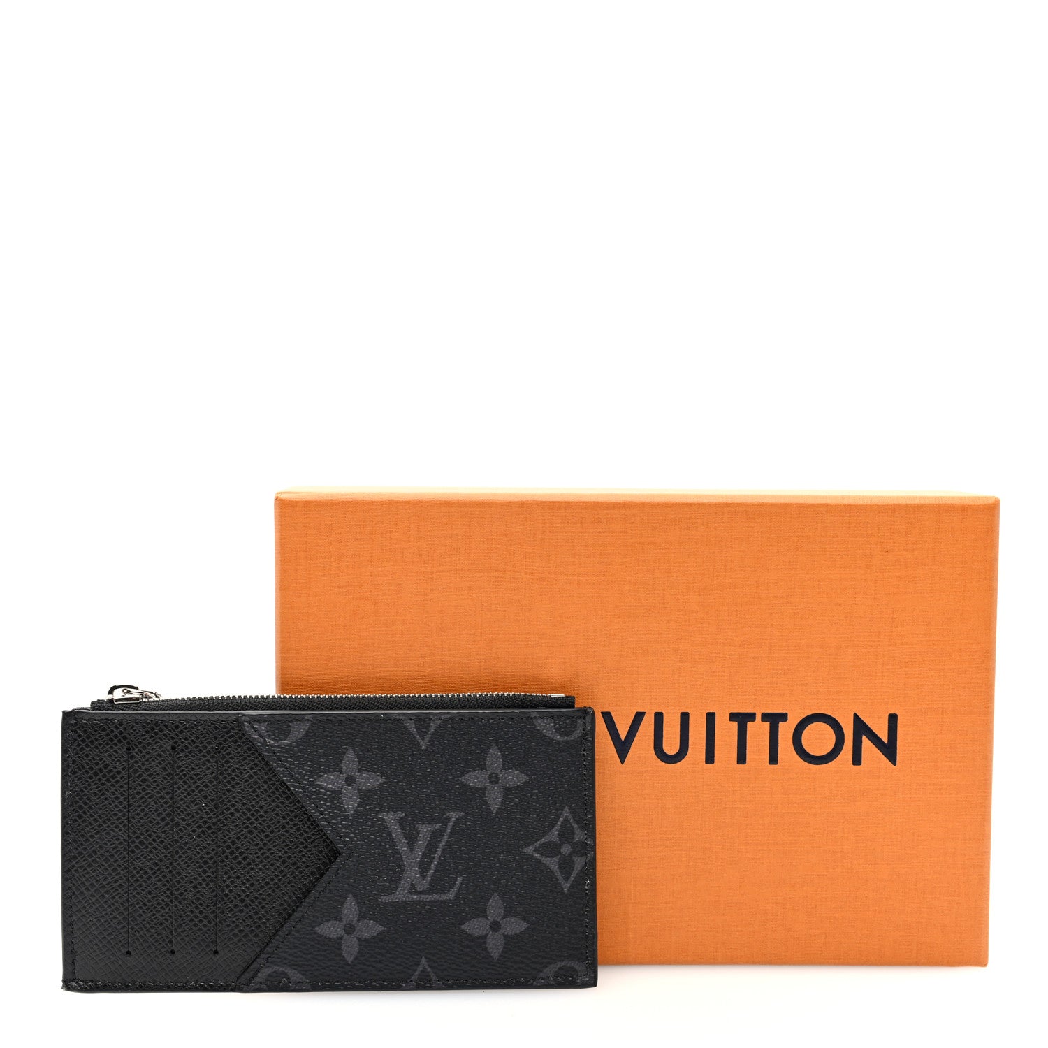Louis Vuitton Monogram Eclipse Taiga Coin Card Holder 7 of 7