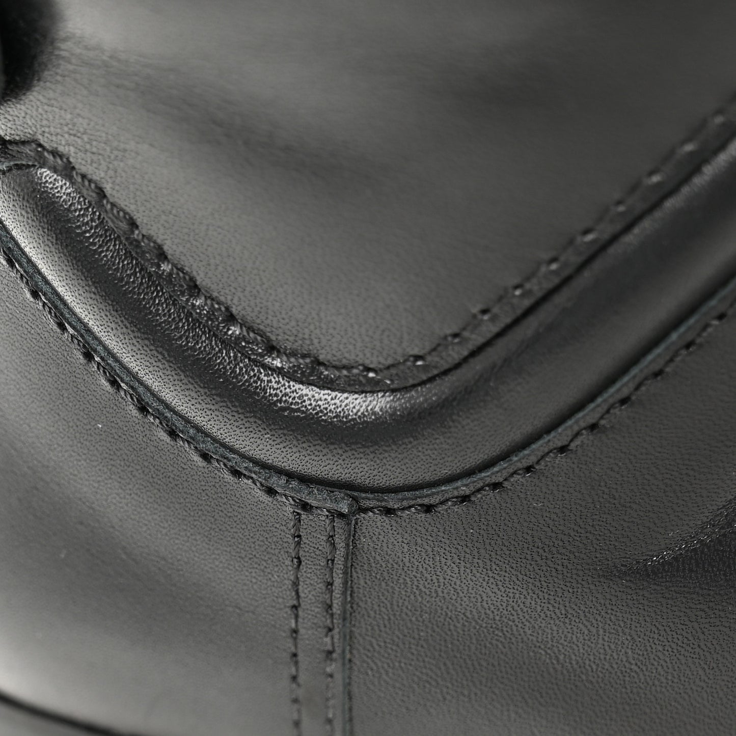 Calfskin Hippique Riding Boots 37 Black