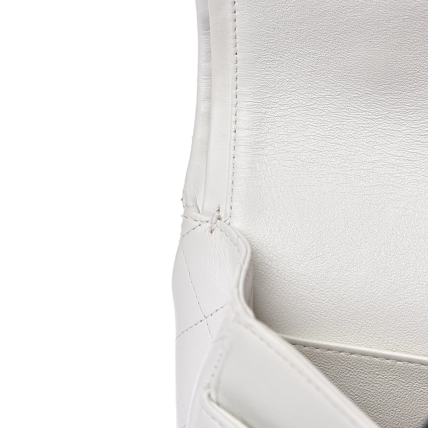 Chanel Lambskin Quilted Medium Double Flap White 18 of 18