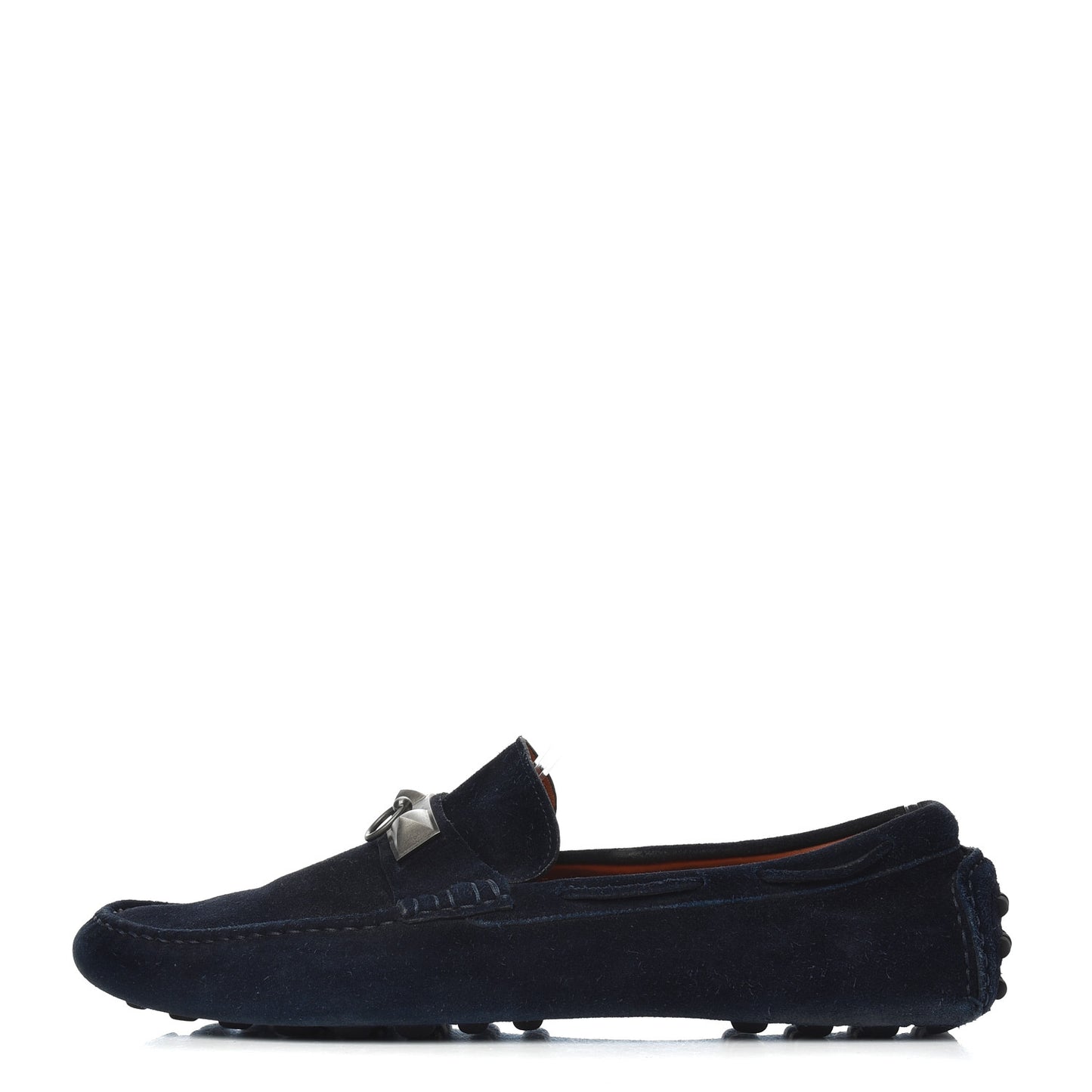 Suede Mens Irving Moccasin Loafers 43 Dark Blue