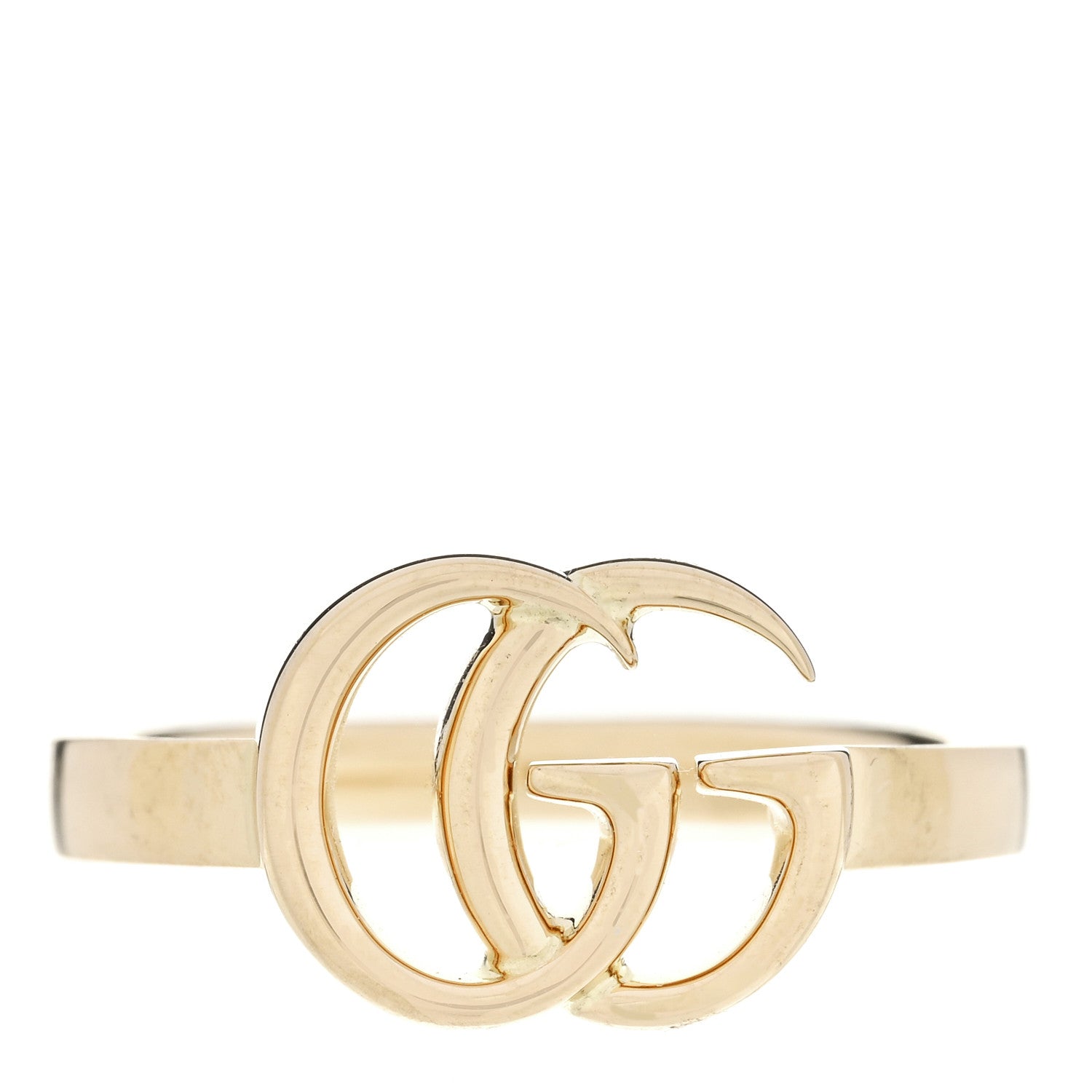 Gucci 18K Yellow Gold Running GG Ring 55 7.25 1 of 5