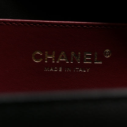 Chanel Shiny Caviar Preppy Coco Small Bowling Bag Black 6 of 12