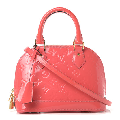 Louis Vuitton Vernis Alma BB Rose Litchi 1 of 10