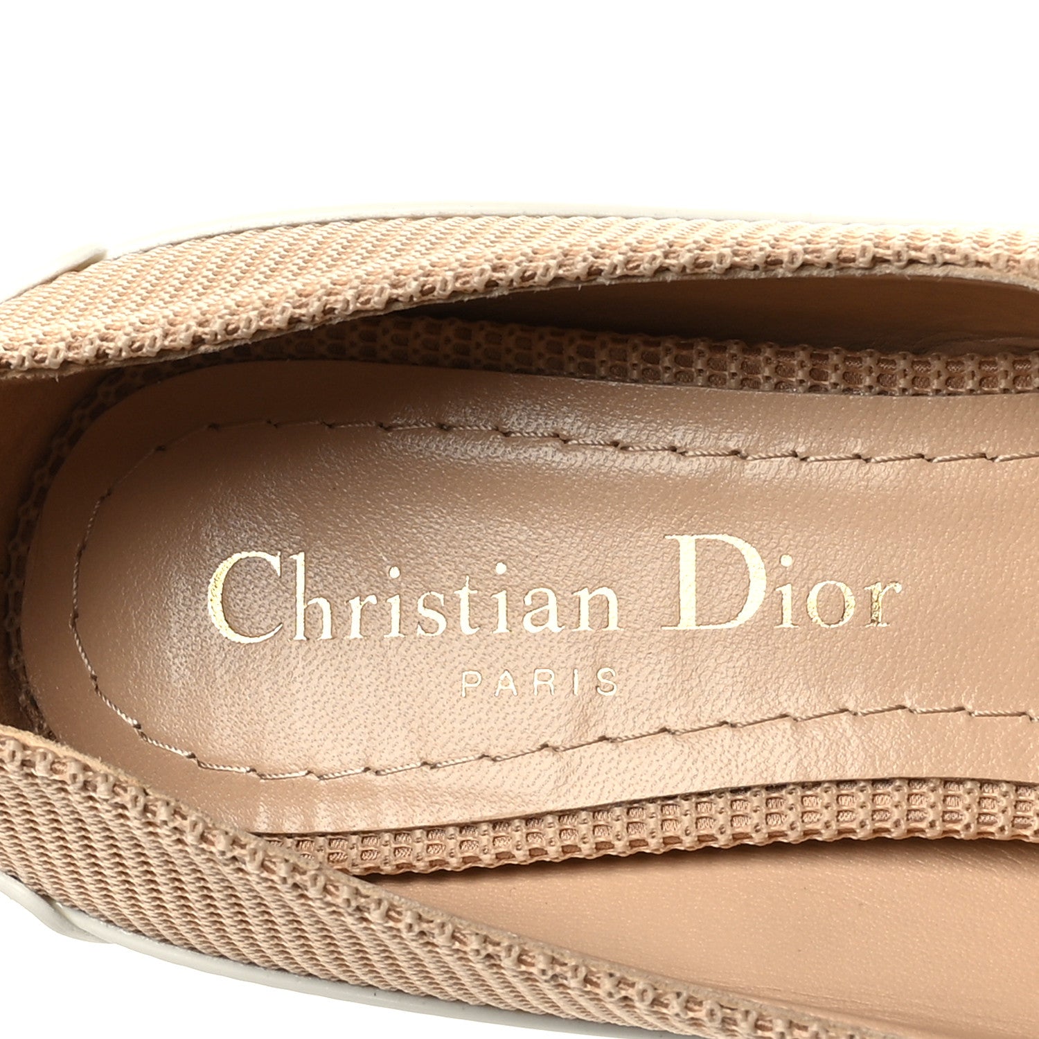 Christian Dior Technical Canvas Rubber D-Motion 55mm Pumps 36.5 Nude 7 of 9