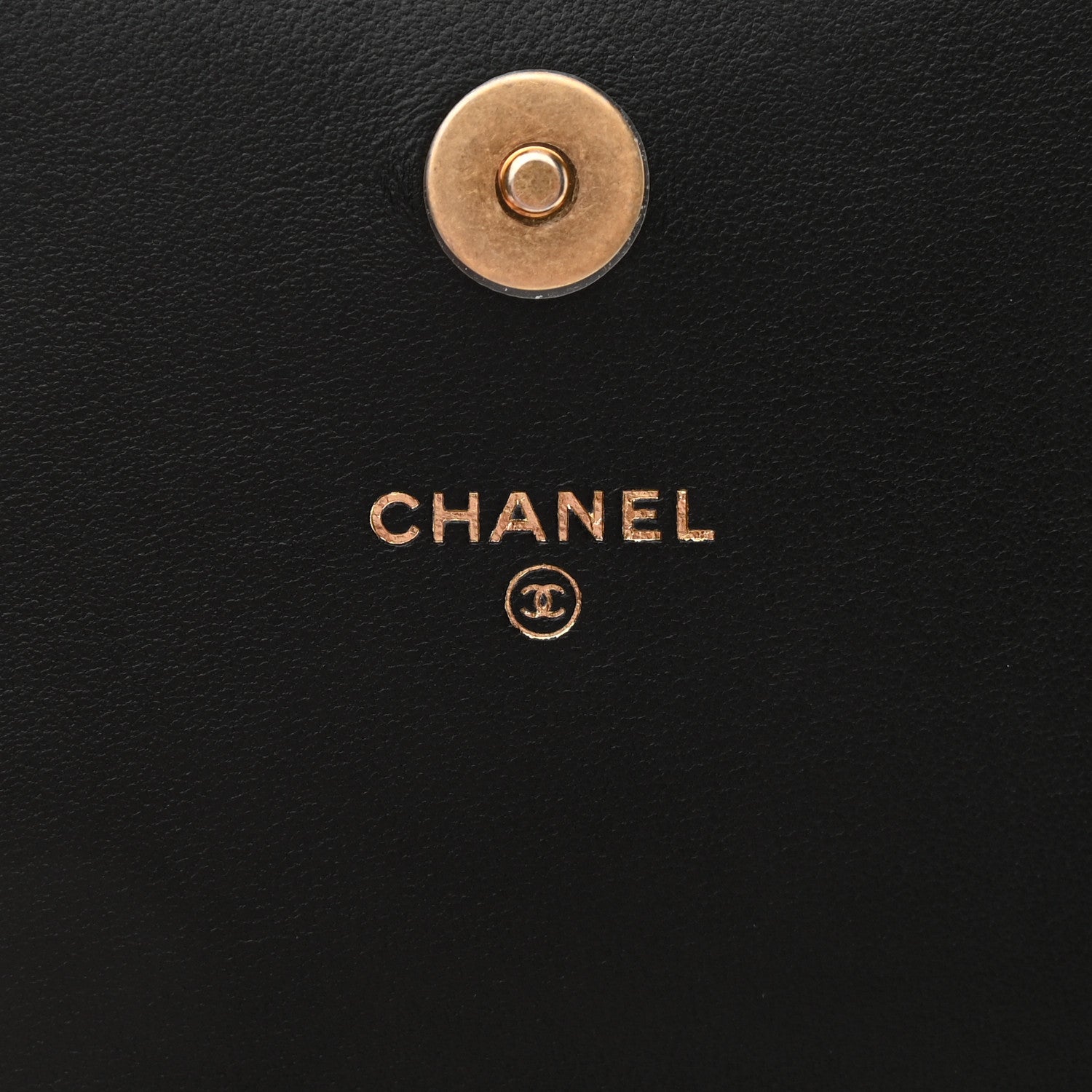 Chanel Lambskin Quilted Coco Clips Wallet On Chain WOC Black 6 of 12