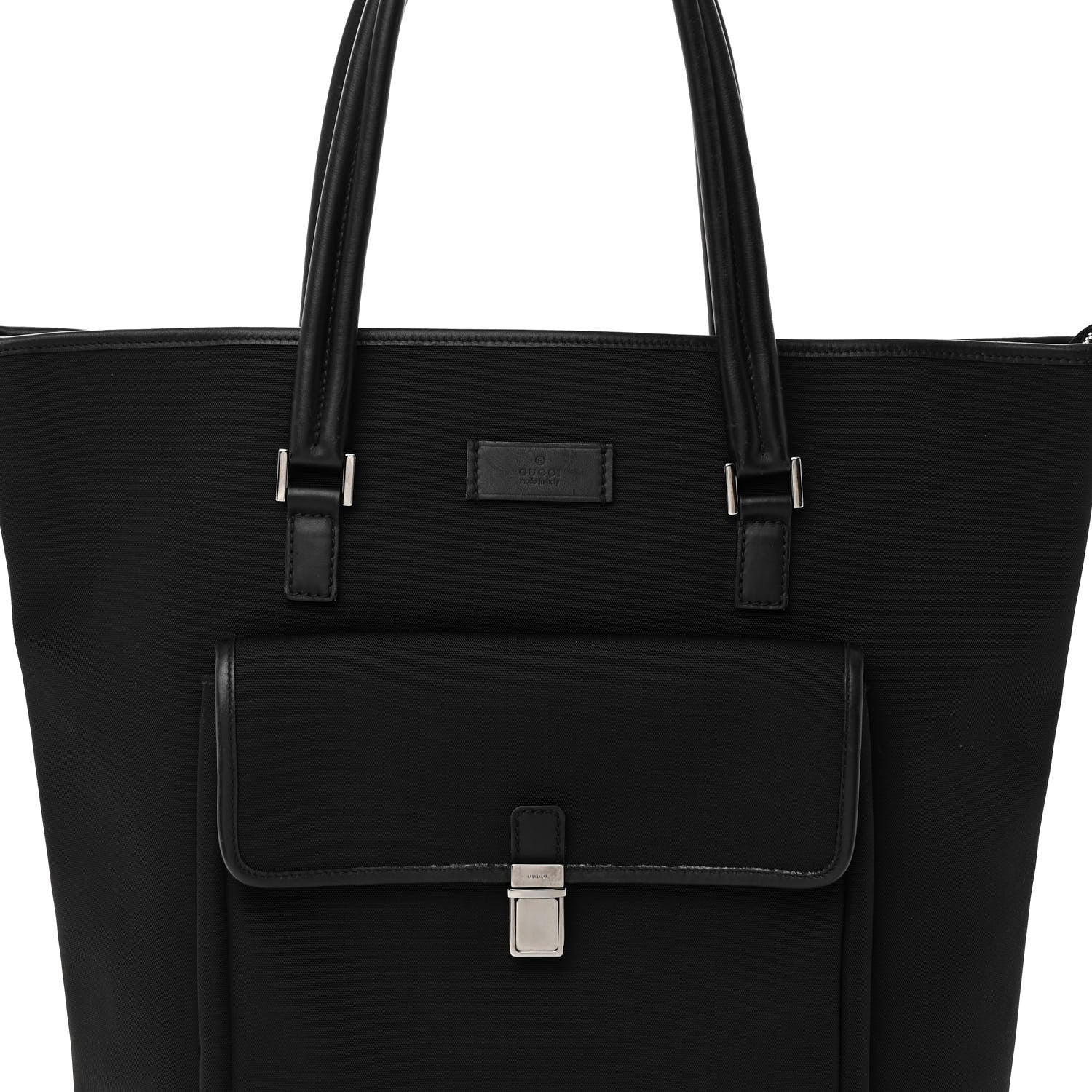 Gucci Canvas Vertical Tote Black 8 of 12