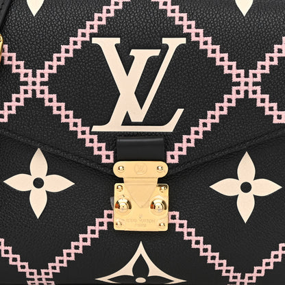 Louis Vuitton Empreinte Monogram Giant Broderies Pochette Metis Black 7 of 10