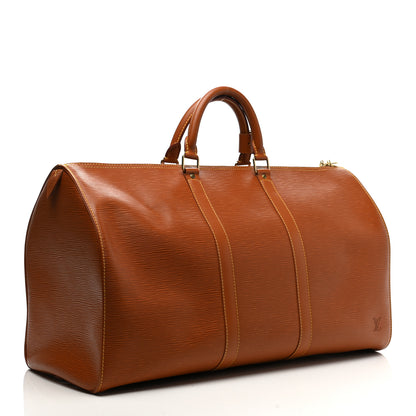 Louis Vuitton Epi Keepall 50 Cipango 3 of 13