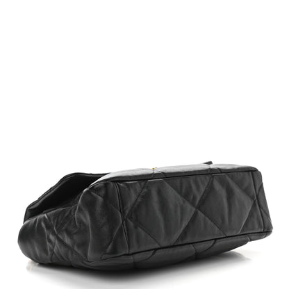 Chanel Lambskin Quilted Large Chanel 19 Flap Black 4 of 9