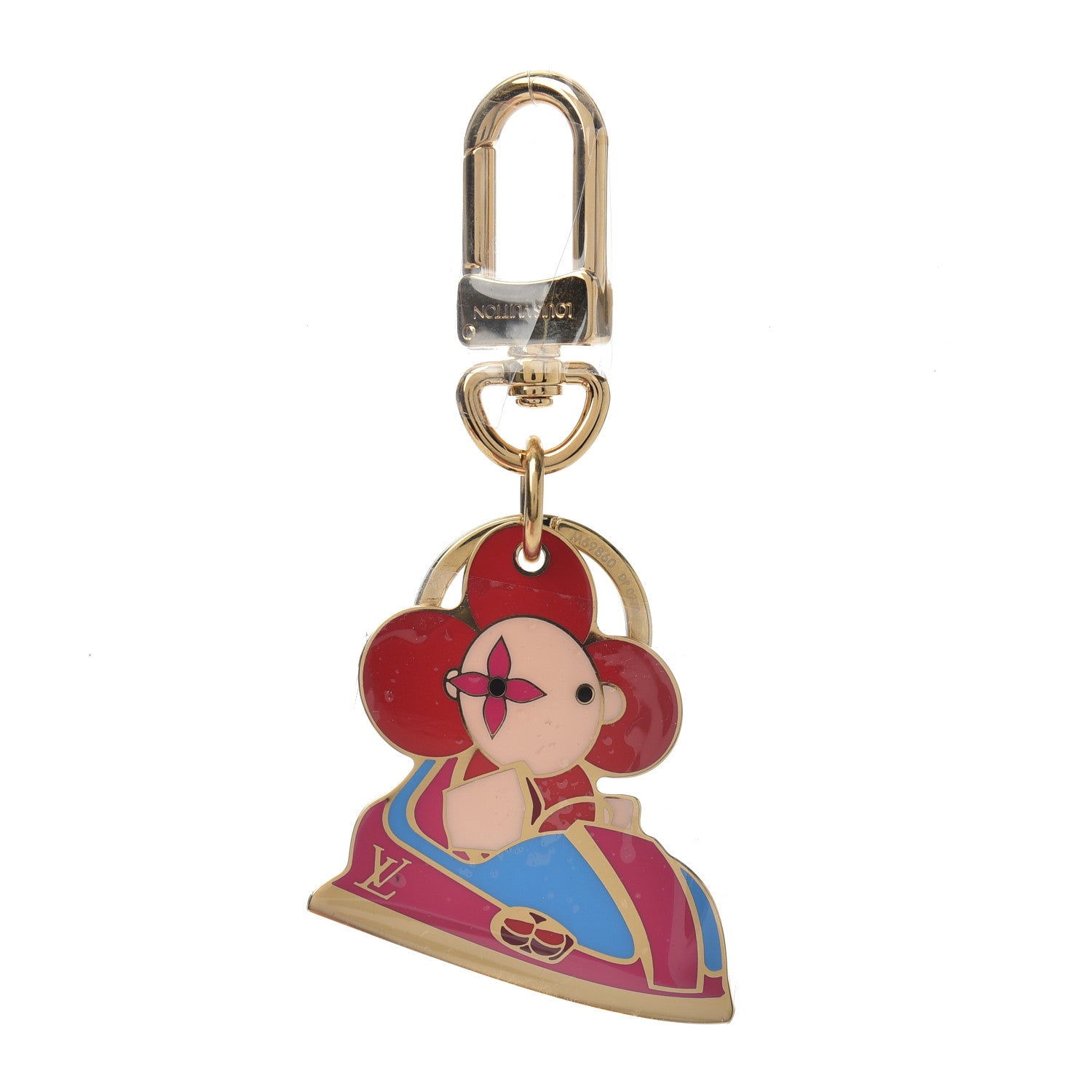Louis Vuitton Monogram Metal Christmas Vivenne Bag Charm Key Holder 1 of 5