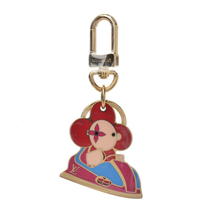 Louis Vuitton Monogram Metal Christmas Vivenne Bag Charm Key Holder 1 of 5