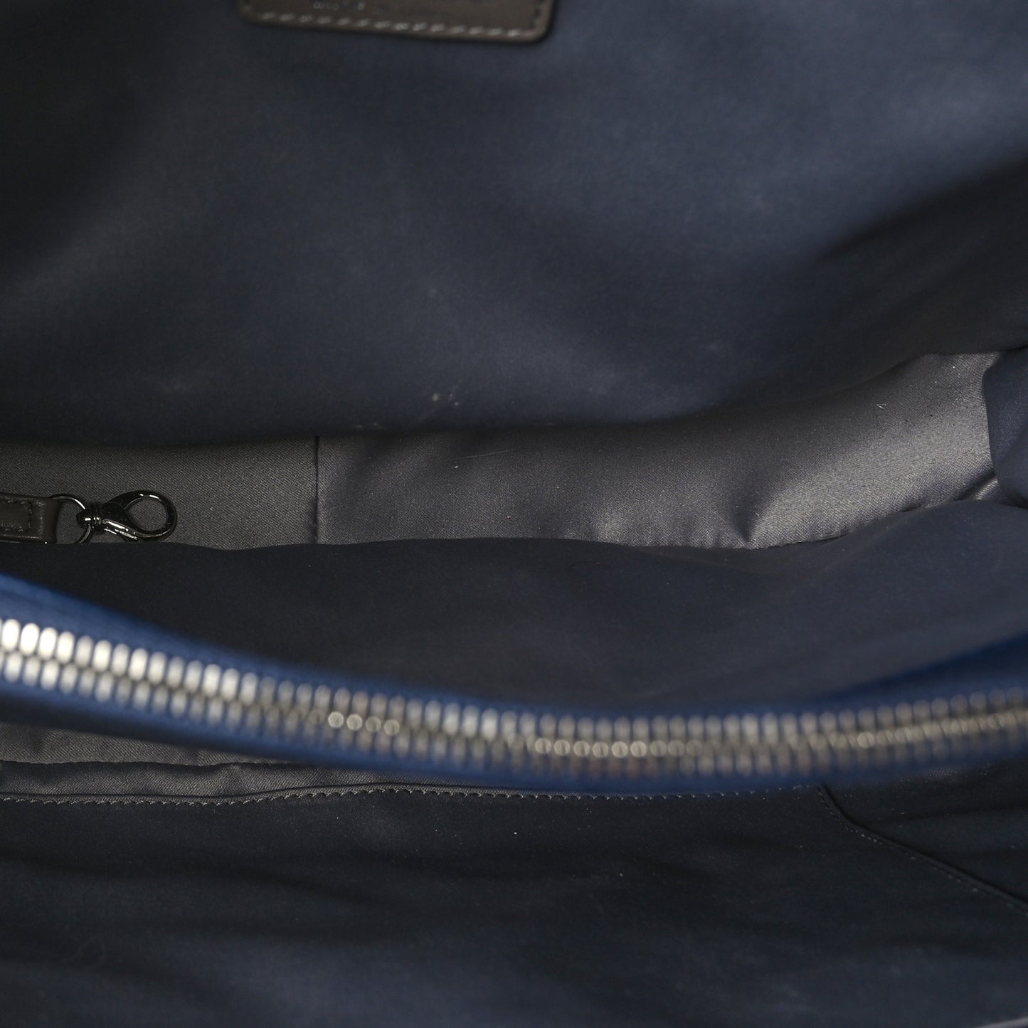 Caviar Quilted Grand Shopping Tote GST Dark Navy Blue