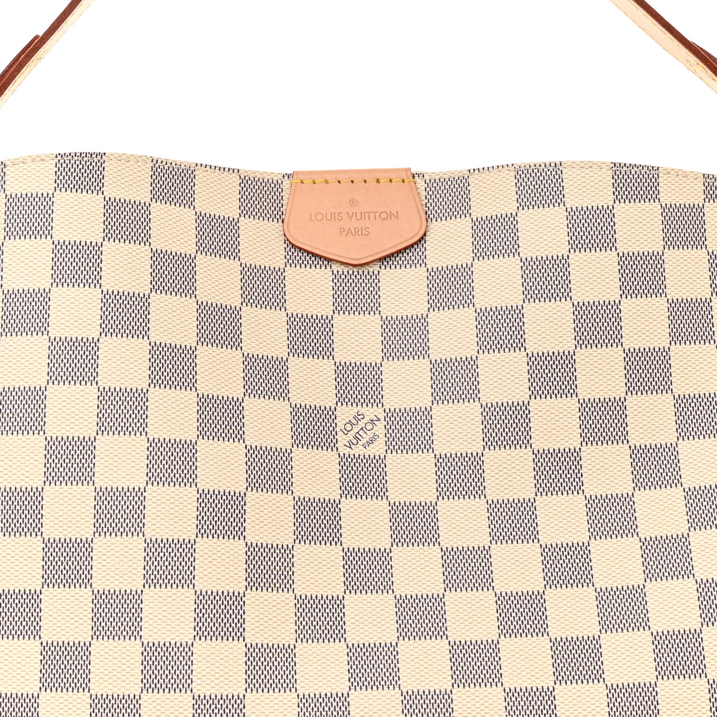 Damier Azur Graceful MM Rose Ballerine