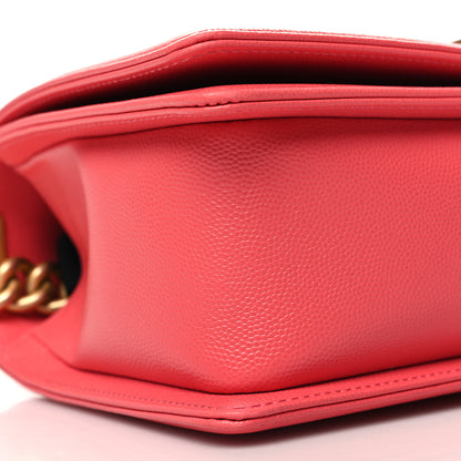 Chanel Caviar Quilted Medium Boy Flap Pink 9 of 10