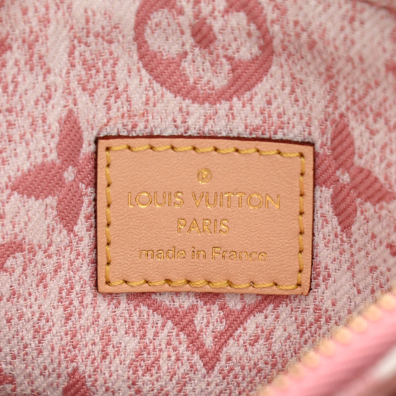 Louis Vuitton Monogram Jacquard Denim Nano Speedy Bandouliere Pink 6 of 10