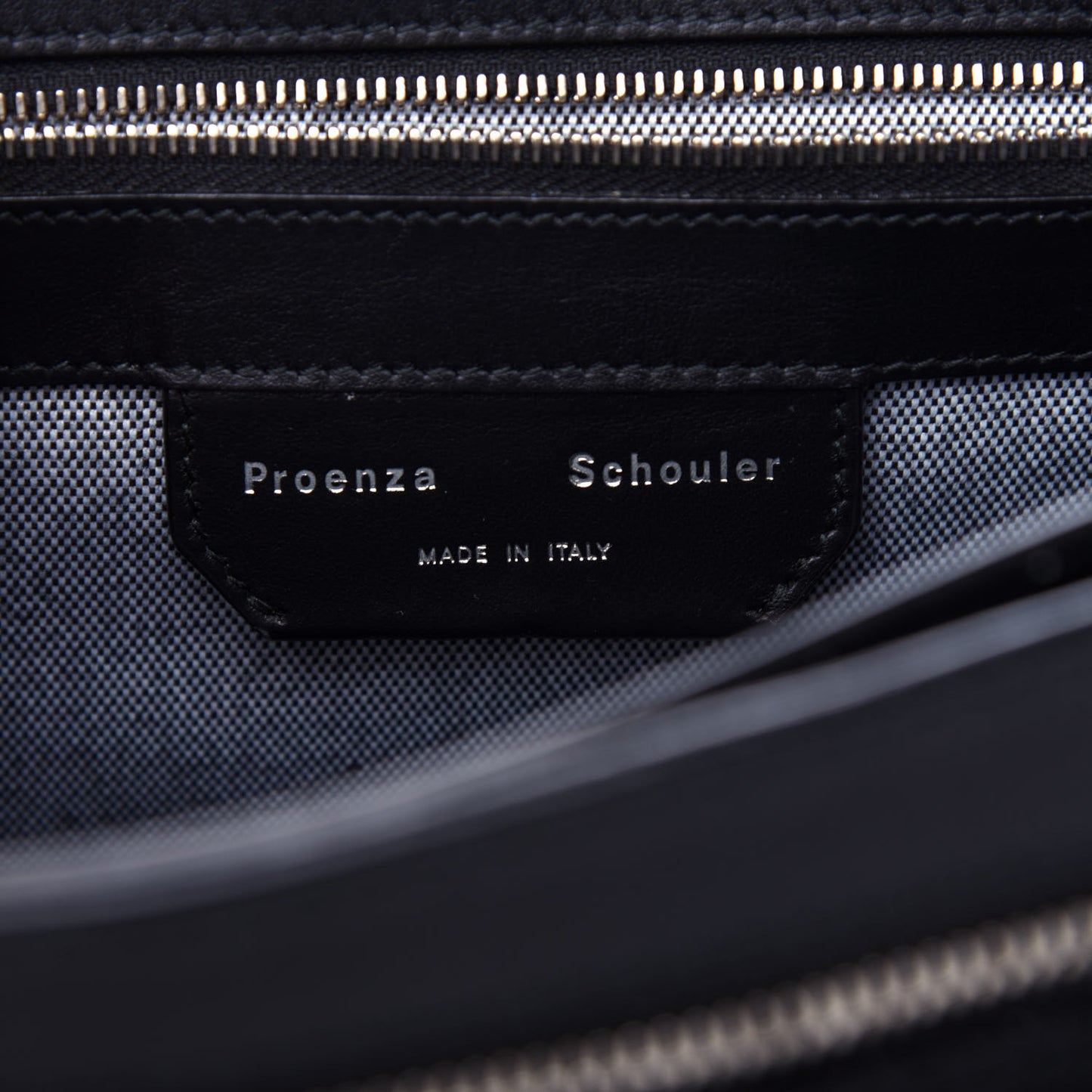 Soft Grainy Calfskin Medium PS1 Satchel Black