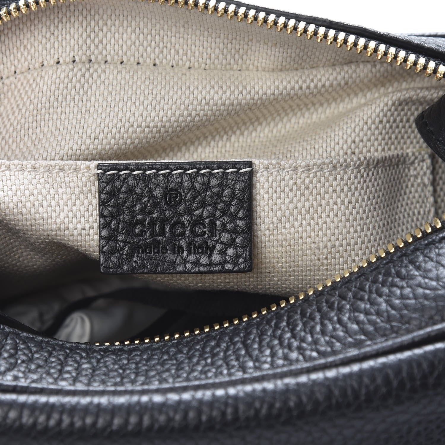 Gucci Pebbled Calfskin Small Soho Disco Bag Black 6 of 10