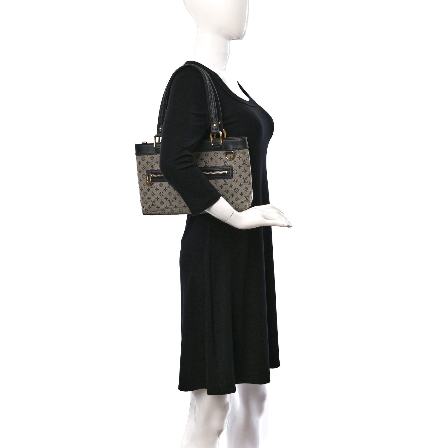 Louis Vuitton Mini Monogram Lucille PM Navy 2 of 12