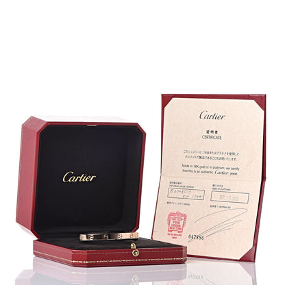 Cartier 18K Pink Gold LOVE Cuff Bracelet 17 5 of 5