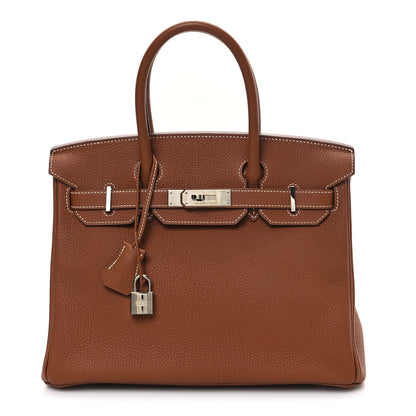 Hermes Togo Birkin 30 Gold 1 of 11