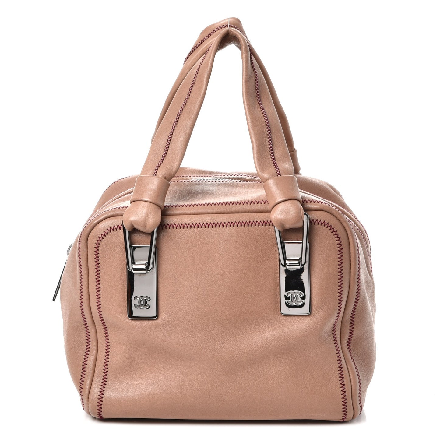 Lambskin Small Bowler Beige