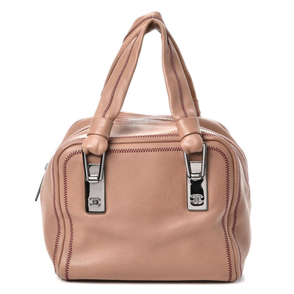 Chanel Lambskin Small Bowler Beige 1 of 11