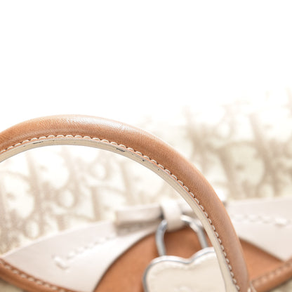 Christian Dior Monogram Romantique Trotter Flap Bag Beige 13 of 16