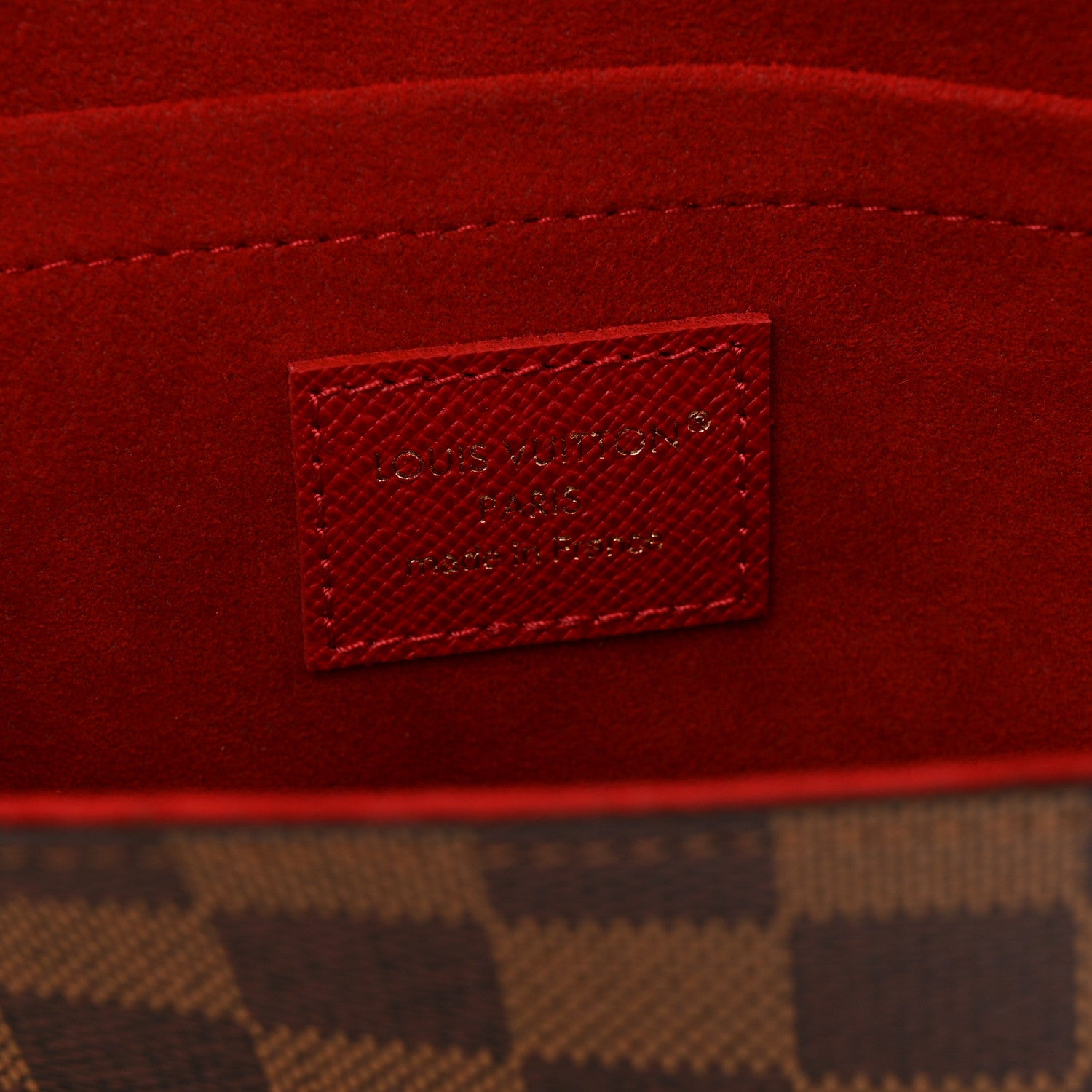 Louis Vuitton Damier Ebene Pochette Felicie Chain Wallet 7 of 12