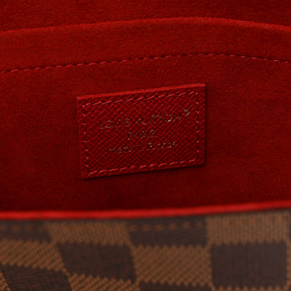 Louis Vuitton Damier Ebene Pochette Felicie Chain Wallet 7 of 12