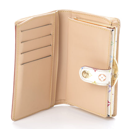 Louis Vuitton Monogram Multicolor French Purse Wallet White 5 of 6