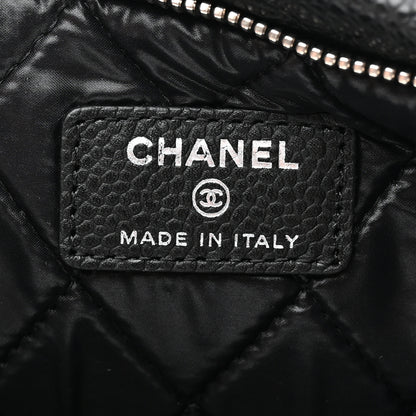 Chanel Caviar Quilted CC Beauty Clutch Black 7 of 9