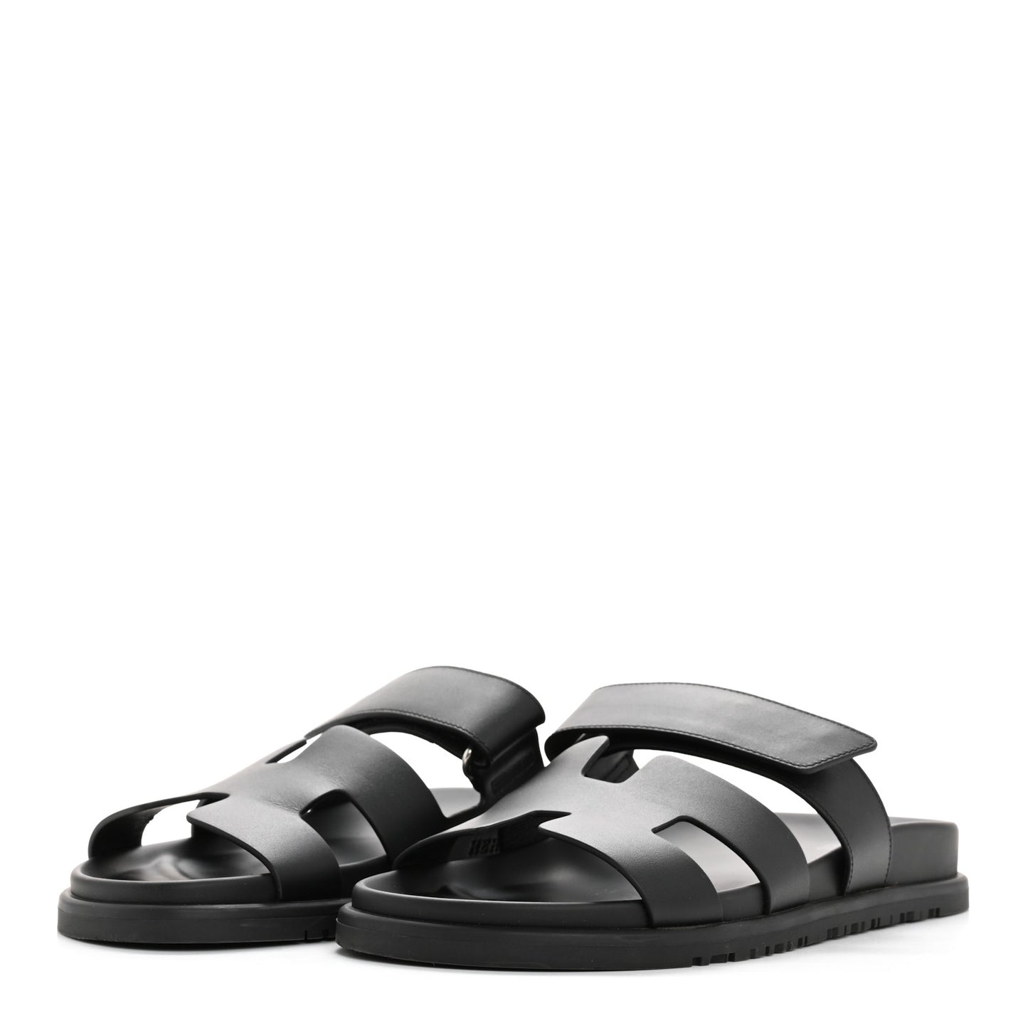 Calfskin Womens Chypre Sandals 38 Black