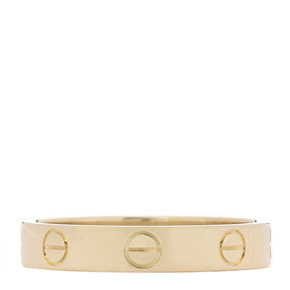 Cartier 18K Yellow Gold 3.5mm LOVE Wedding Band Ring 55 7.25 1 of 4