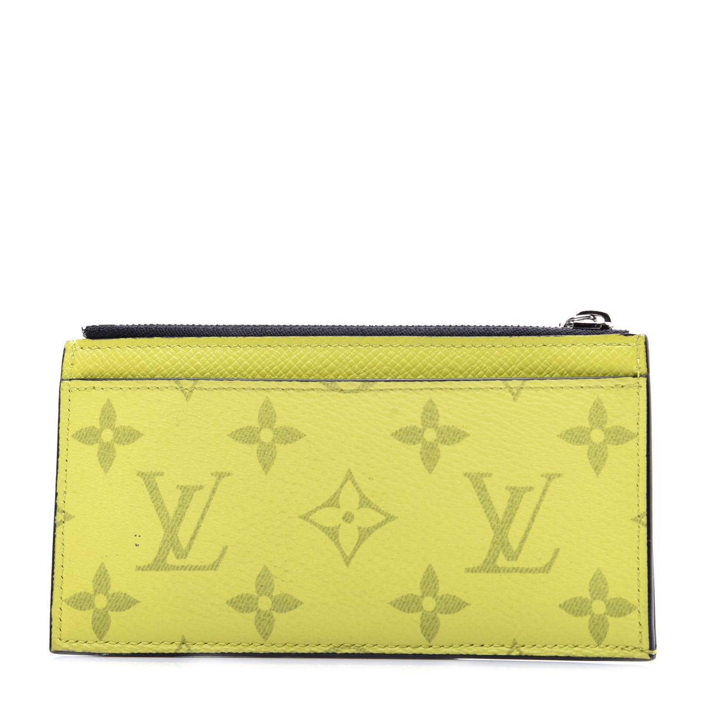 Monogram Taiga Coin Card Holder Yellow