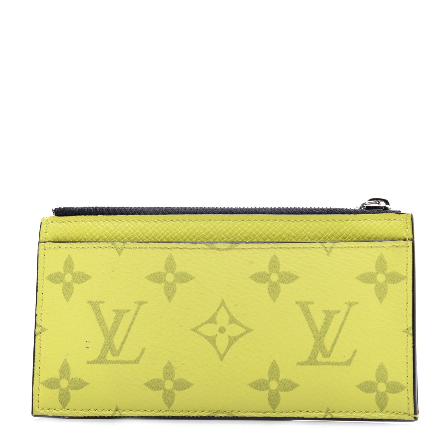 Louis Vuitton Monogram Taiga Coin Card Holder Yellow 1 of 11