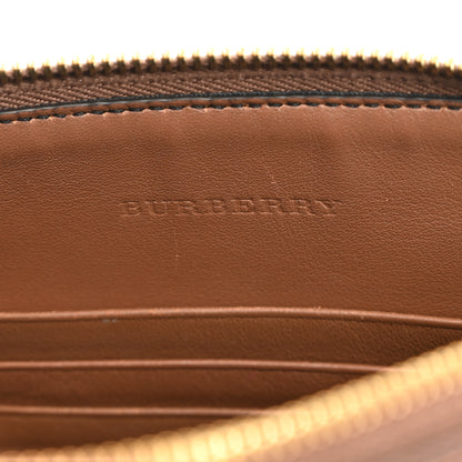 Burberry House Check Derby Peyton Crossbody Clutch Bag Tan 6 of 11