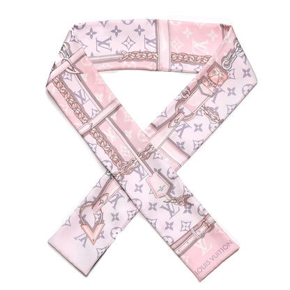Louis Vuitton Silk Monogram Confidential Bandeau Light Pink 1 of 5