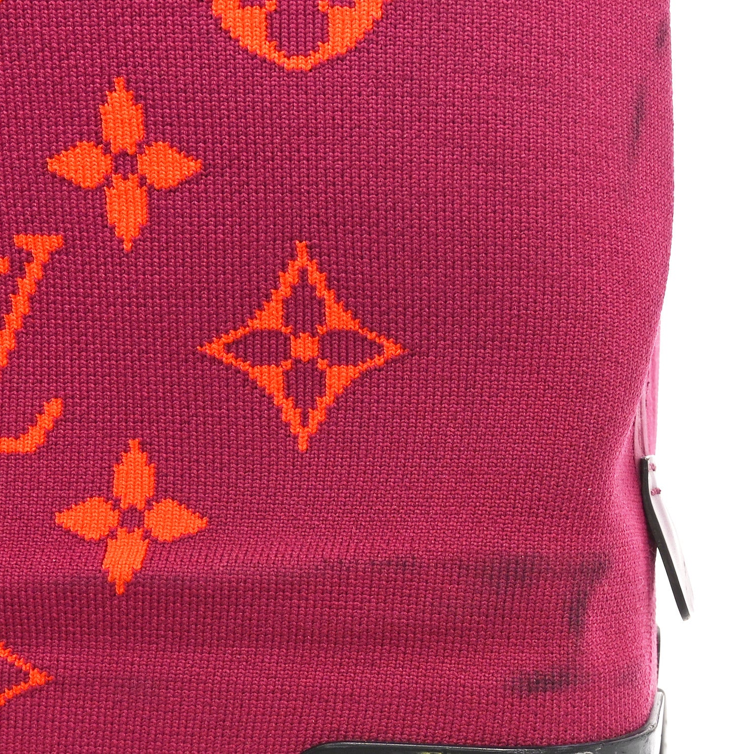 Louis Vuitton Knit Monogram Horizon Soft 55 Suitcase Fuchsia 11 of 12